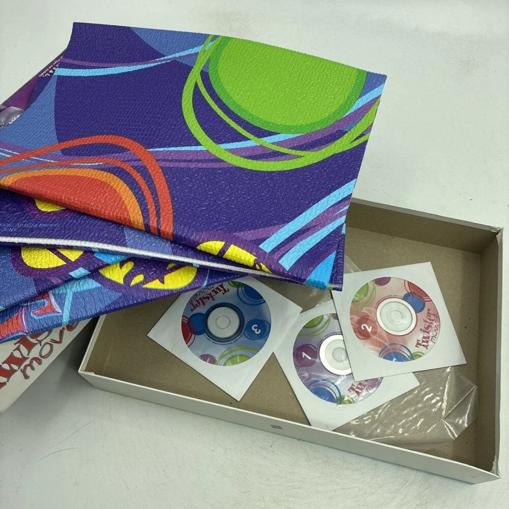 Twister Moves Dance Game 2003 Hasbro Complete Board Game Music CDs Party Fun